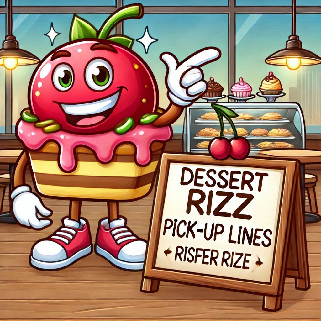 dessert rizz pick-up lines