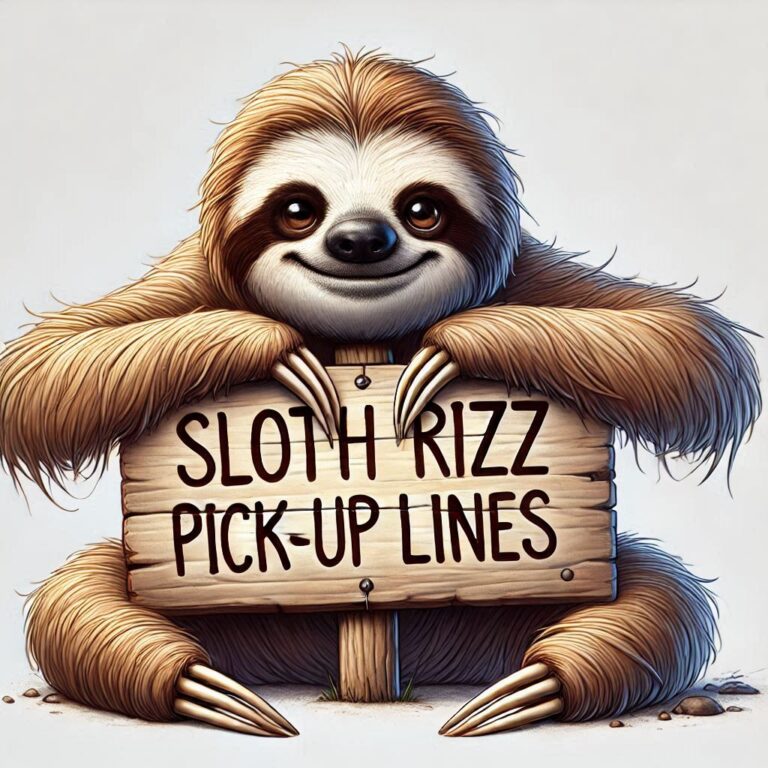 sloth rizz lines