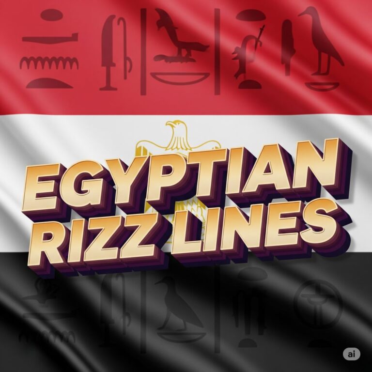 Egyptian Rizz Lines