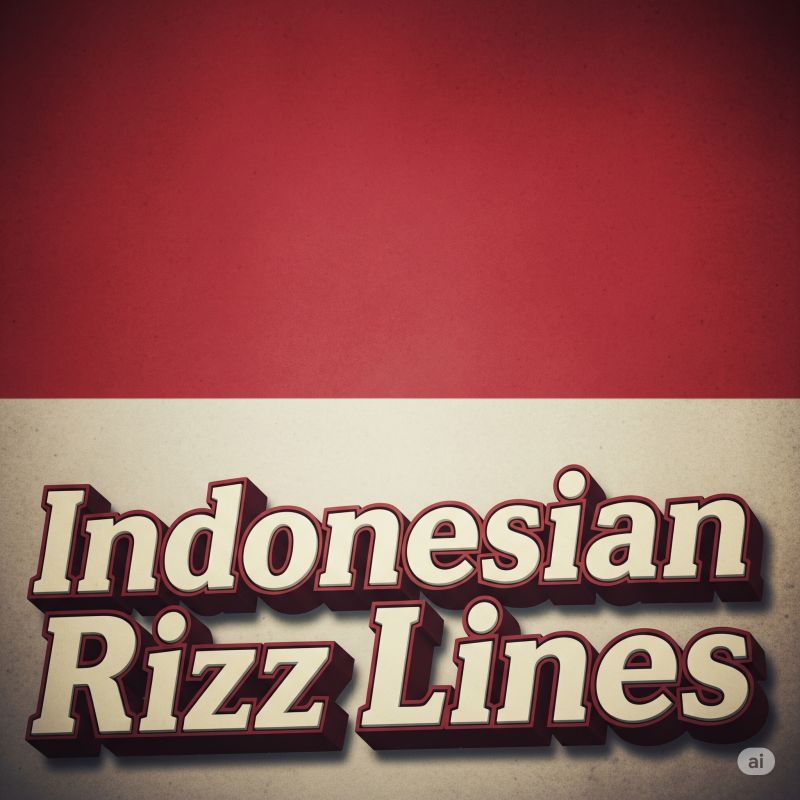 Indonesian Rizz Lines