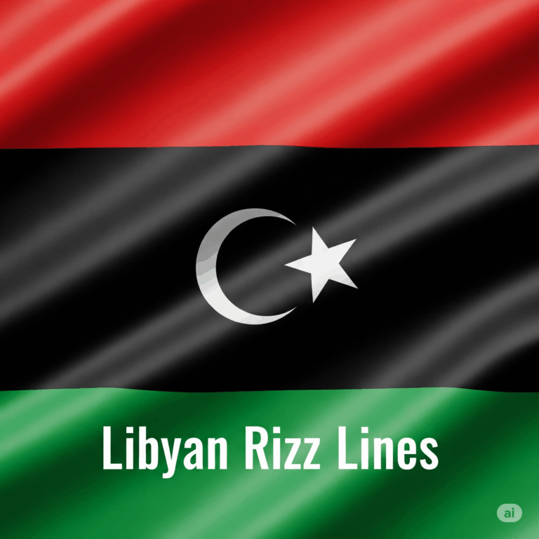 Libyan Rizz Lines: Flirting with Desert Charm