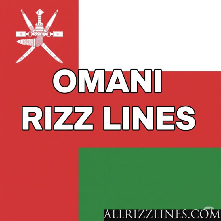 Omani Rizz Lines: Mastering the Art of Flirtation with Cultural Charm