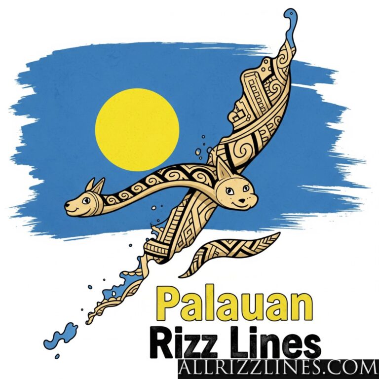 Palauan Rizz Lines: Island Charm with a Tropical Twist
