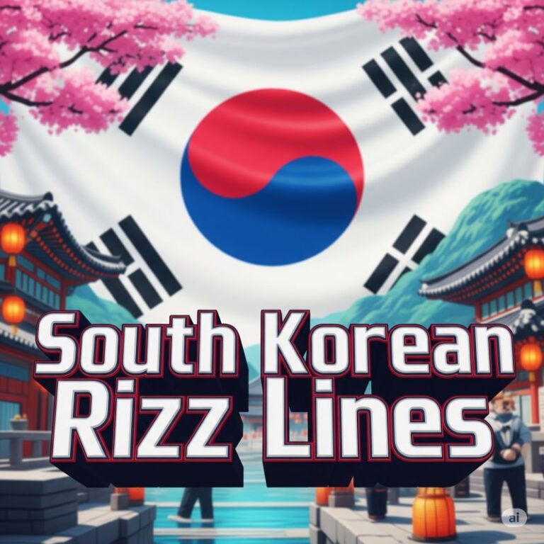 South Korean Rizz Lines