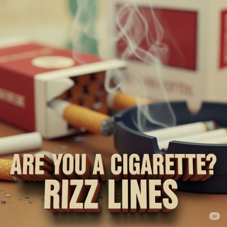 Are You A Cigarette Rizz Lines