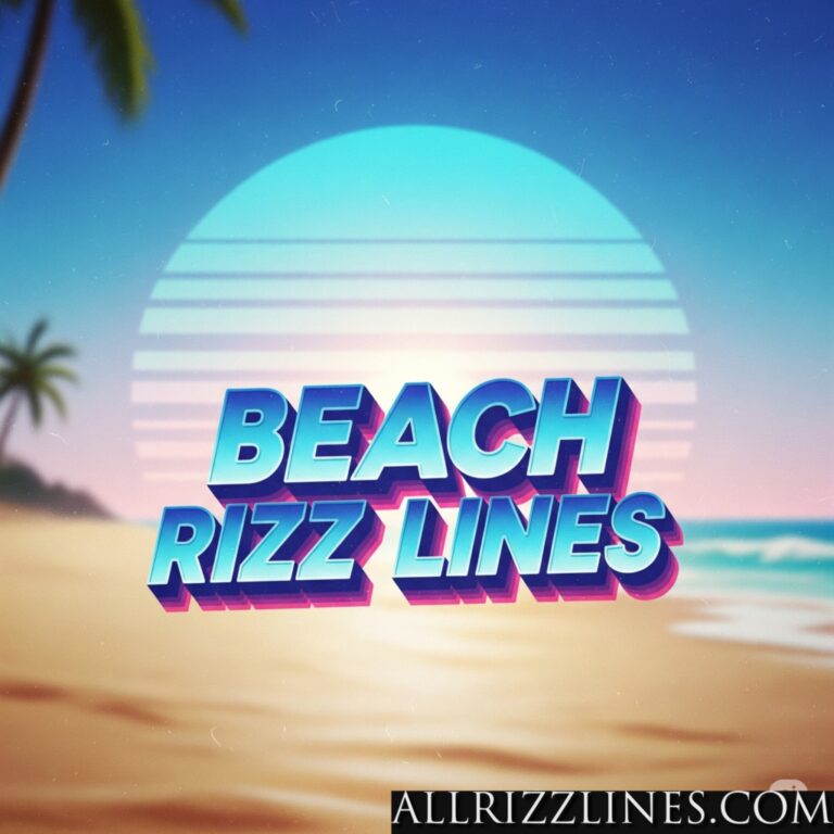 Beach Rizz Lines: Catching Waves and Hearts!