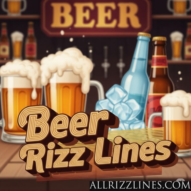 Beer Rizz Lines: Brewing Connections with Hops, Humor, and Heart!