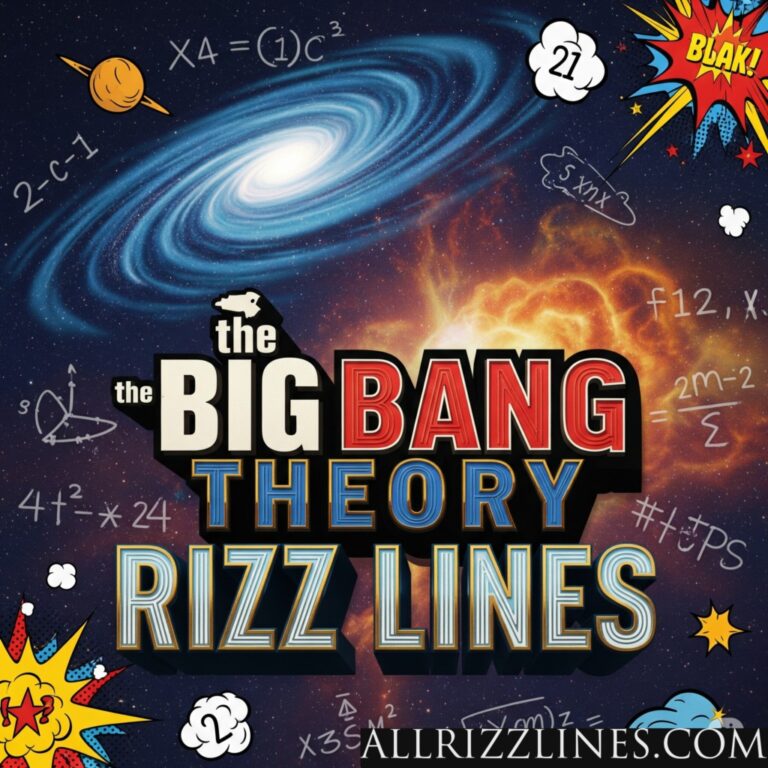 The Big Bang Theory Rizz Lines