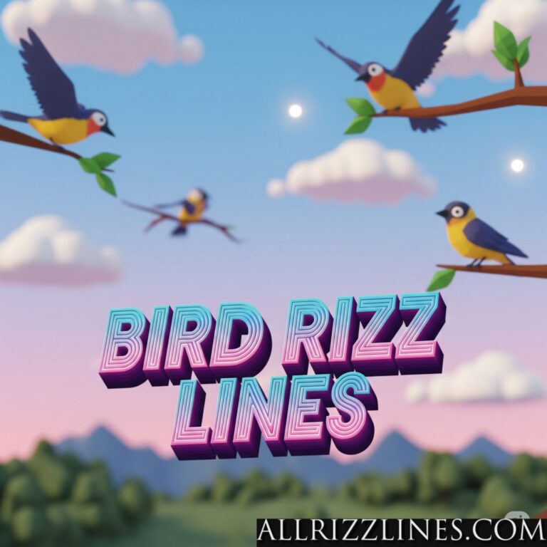 Bird Rizz Lines: Feathering Nests and Fluttering Hearts!