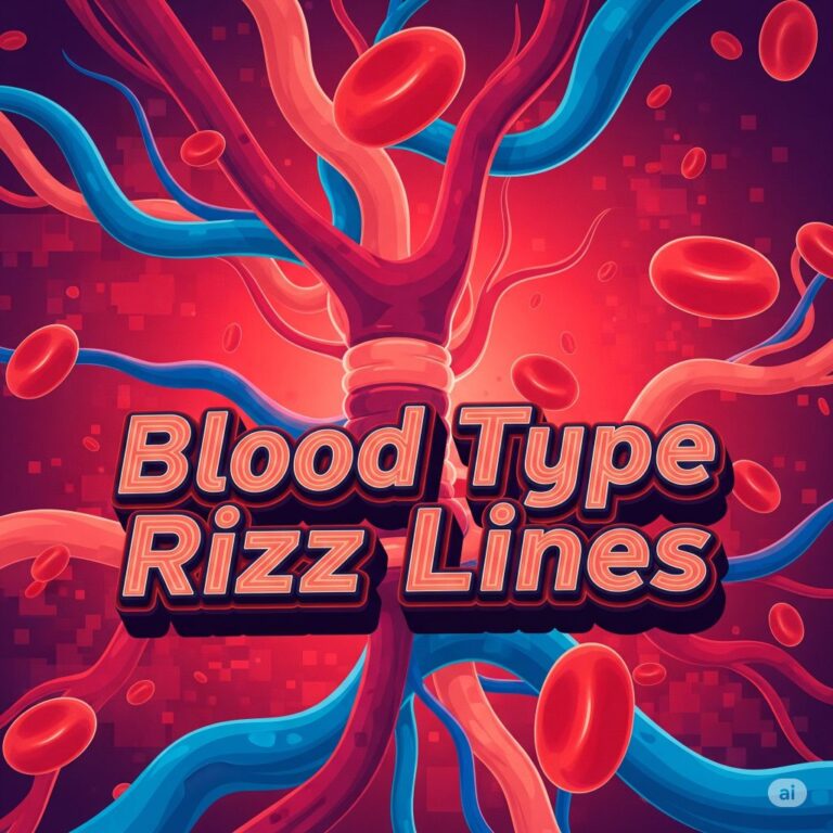 Blood Type Rizz Lines