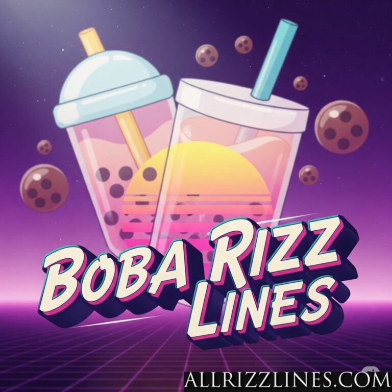 Boba Rizz Lines: Sipping Sweetness and Bubbling Up Connections!