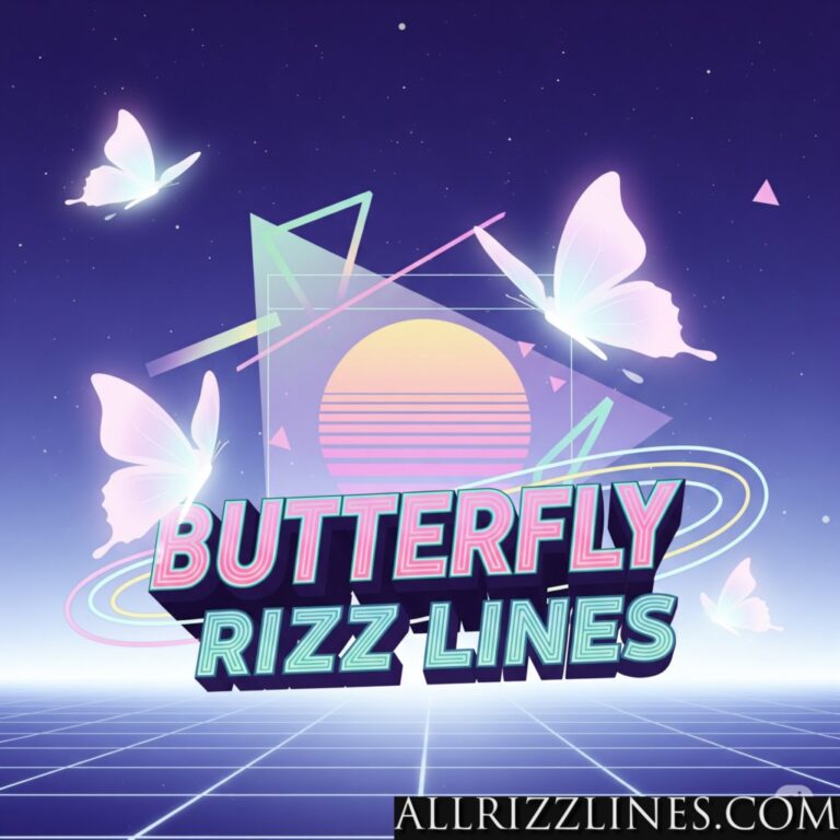 Butterfly Rizz Lines: Fluttering Hearts with Enchanting Charm!