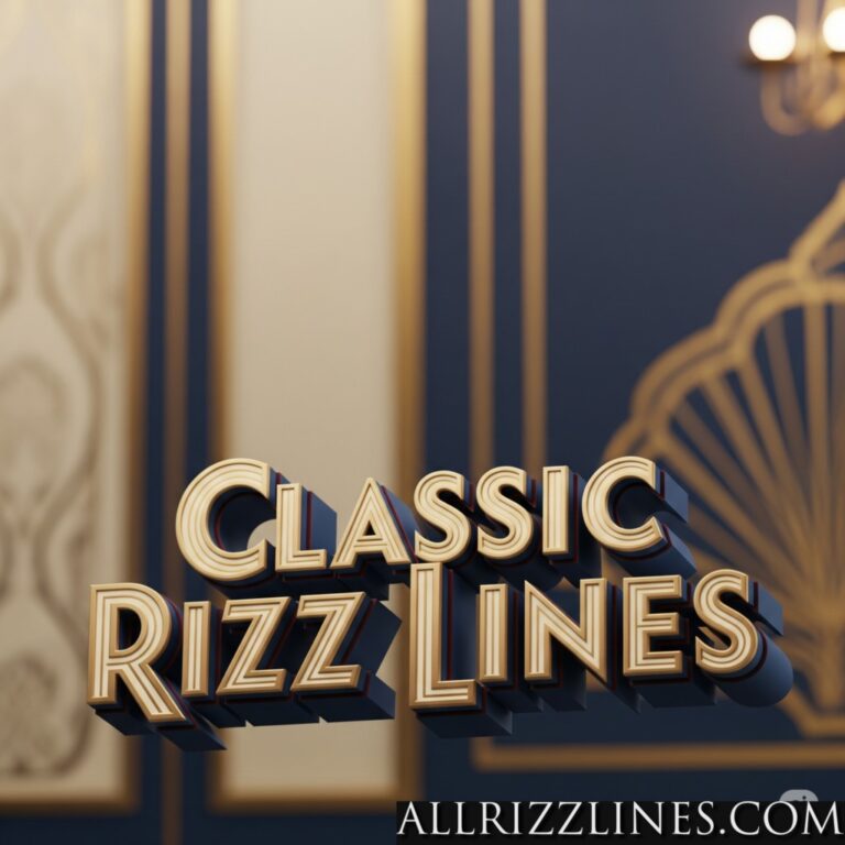 Classic Rizz Lines: Timeless Flirting for Every Occasion