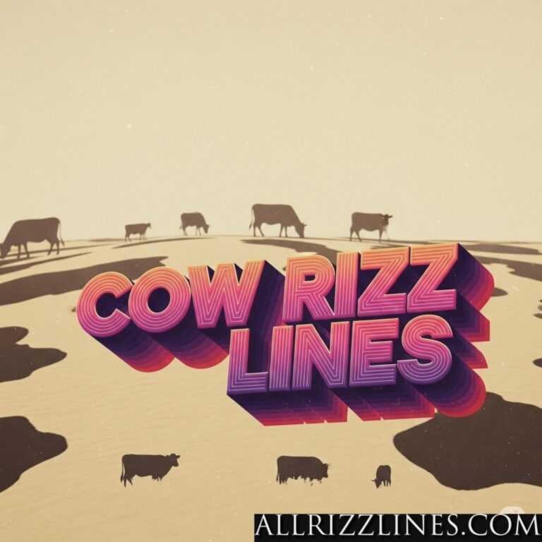 Cow Rizz Lines: Milking Opportunities for Romance!