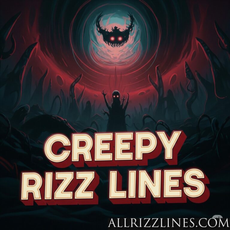 Creepy Rizz Lines: A Darkly Humorous Approach to Flirting