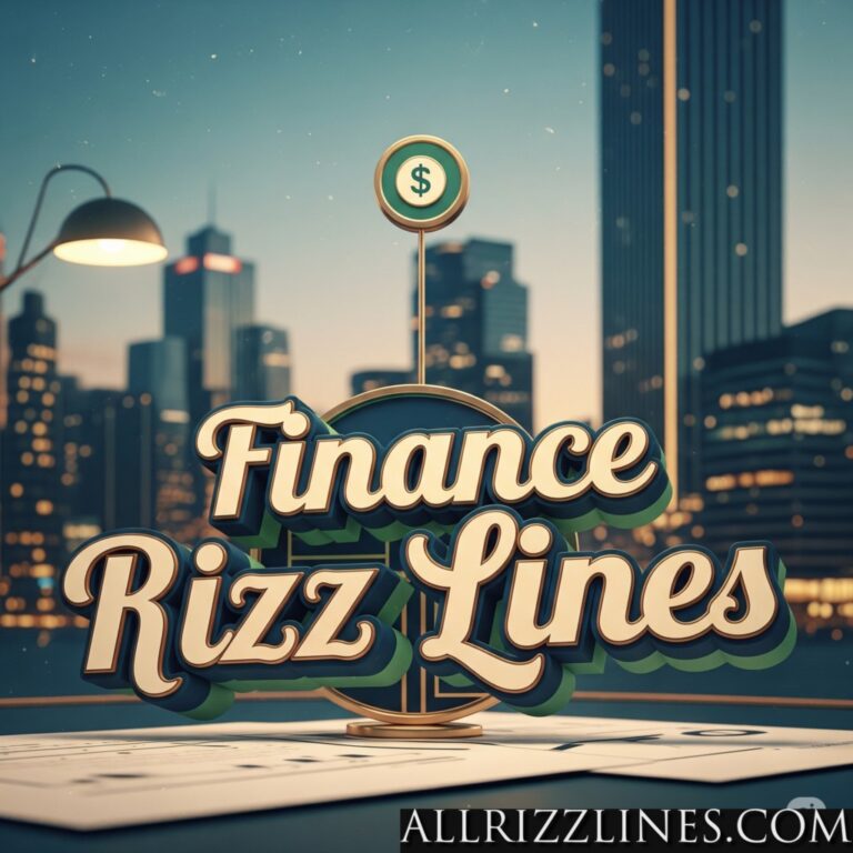 Finance Rizz Lines