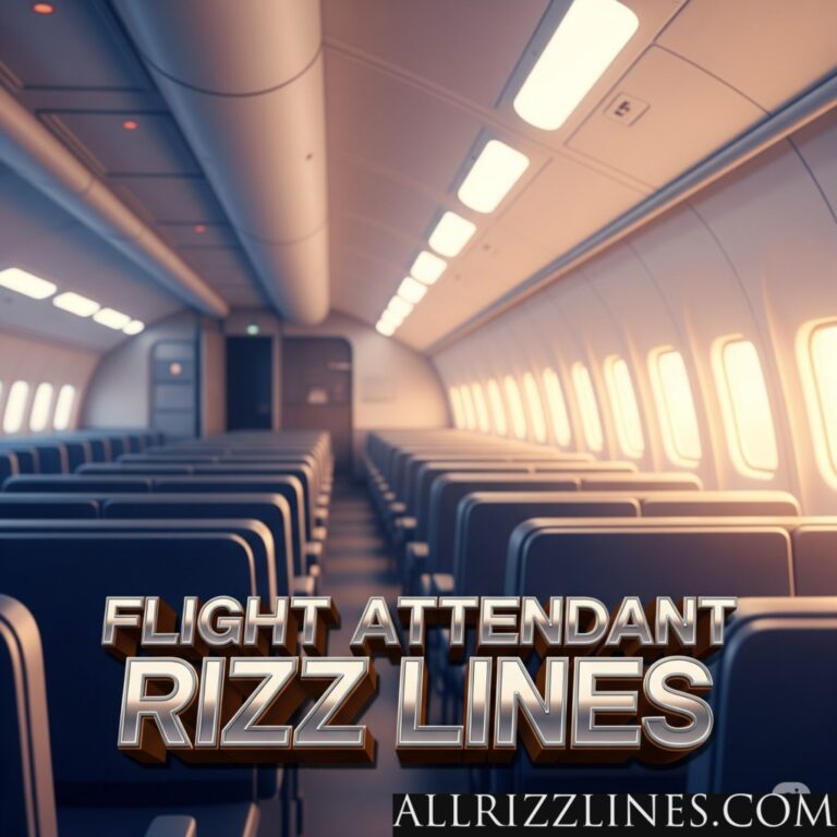 Flight Attendant Rizz Lines: Soaring to New Heights of Charm!