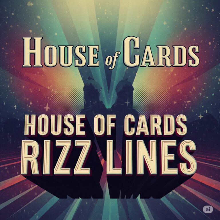 House of Cards Rizz Lines