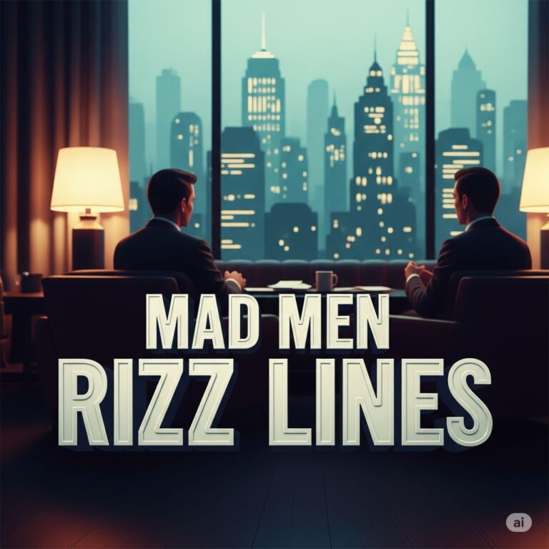 Mad Men Rizz Lines