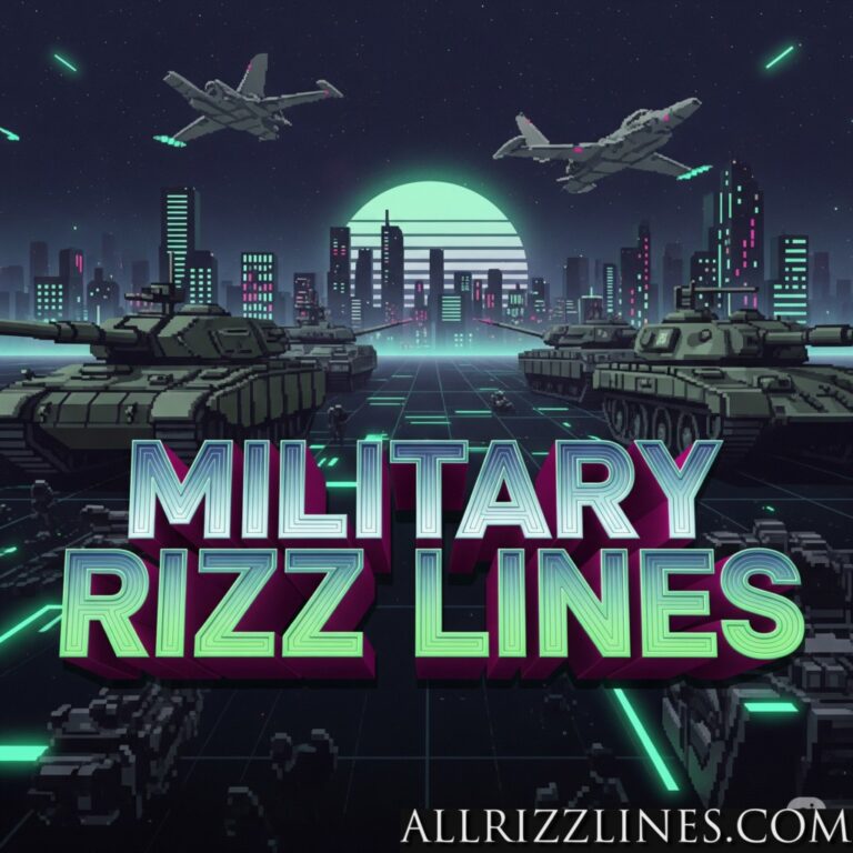 Military Rizz Lines: Flirting with a Touch of Valor