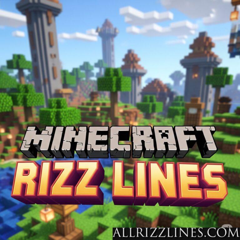 Minecraft Rizz Lines: Building Connections, One Block at a Time!