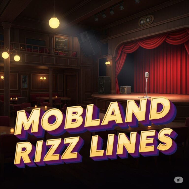 MobLand Rizz Lines