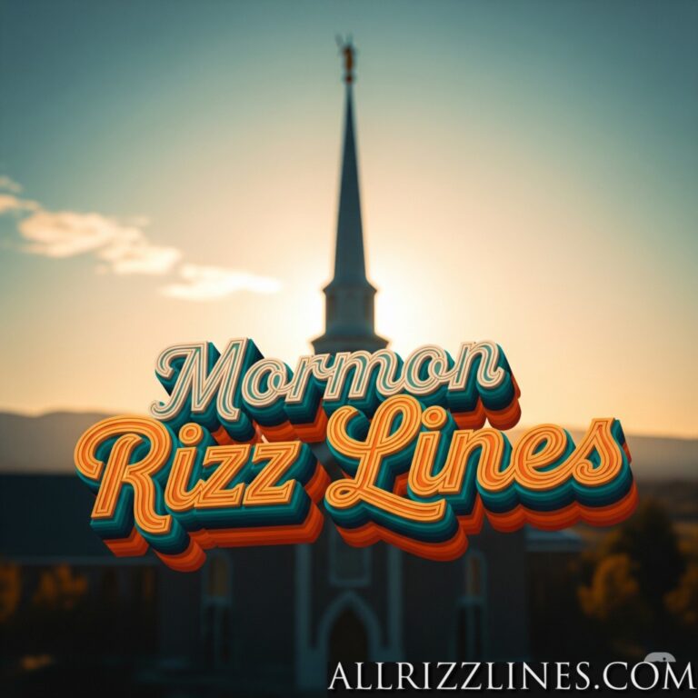 Mormon Rizz Lines: Temple-Bound for True Love!