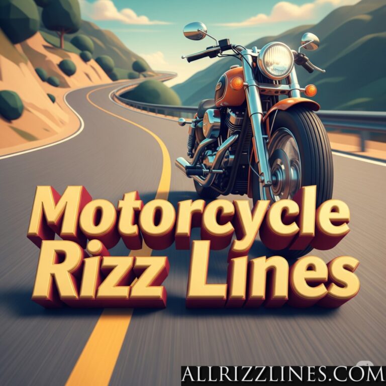 Motorcycle Rizz Lines: Revving Hearts with Roaring Charm!
