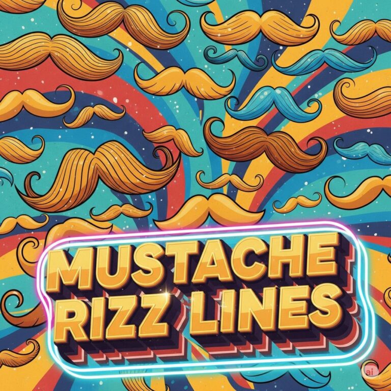 Mustache Rizz Lines