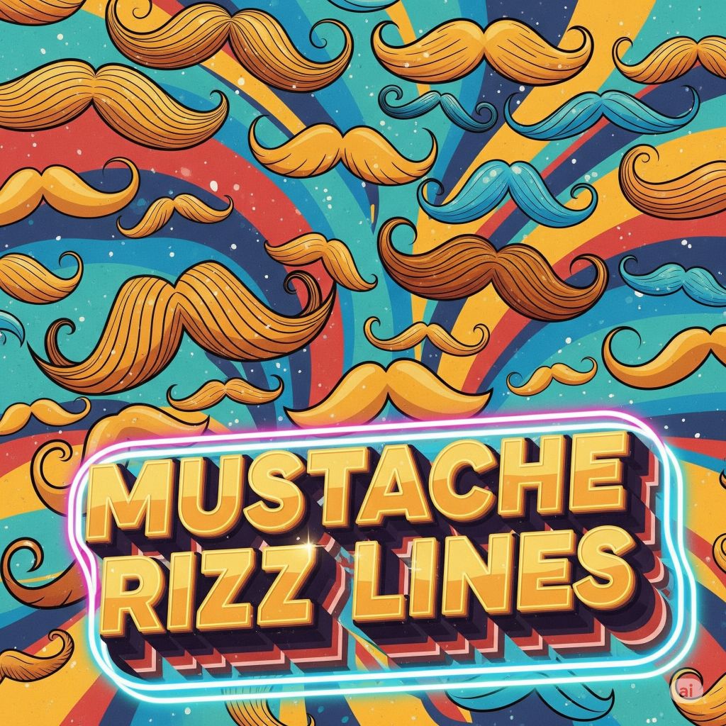 Mustache Rizz Lines
