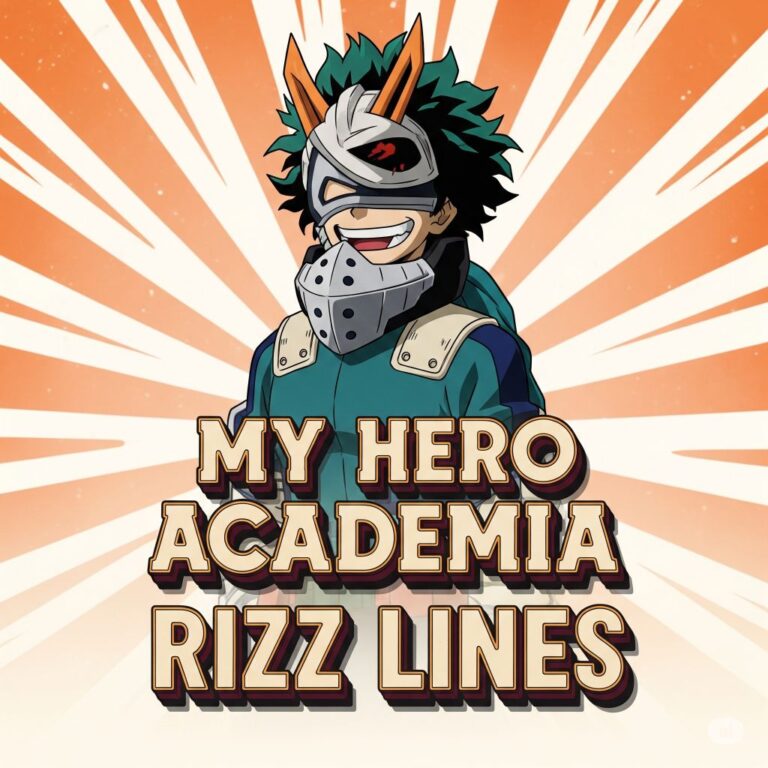 My Hero Academia Rizz Lines