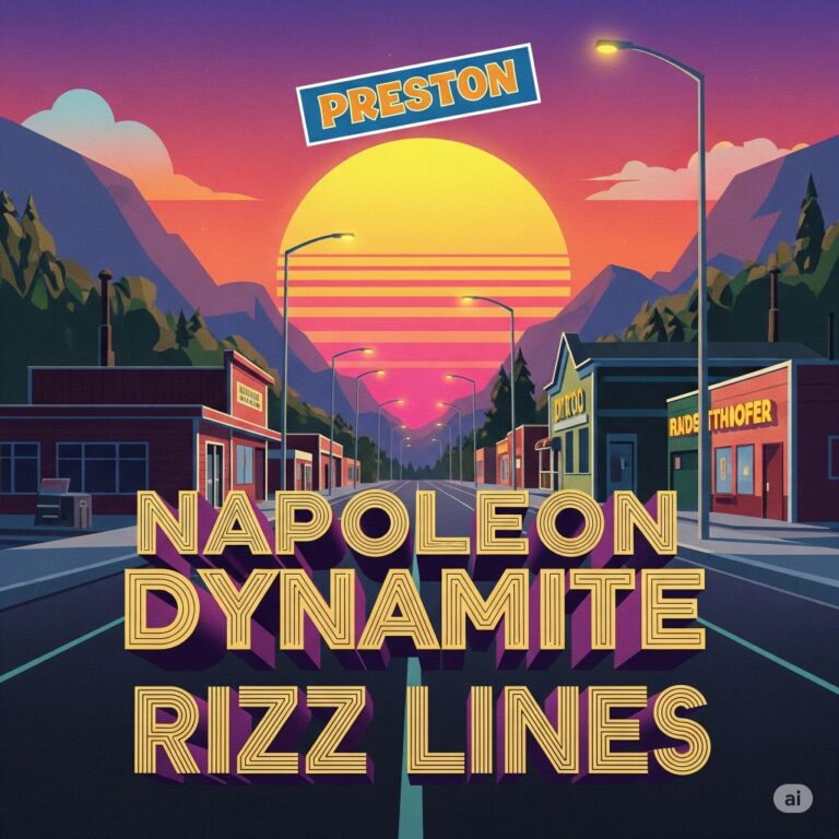 Napoleon Dynamite Rizz Lines