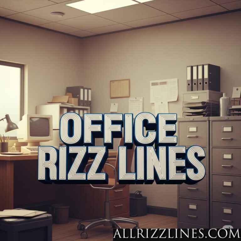 The Office Rizz Lines: Clocking In for Romance!