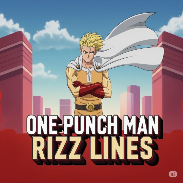 One-Punch Man Rizz Lines