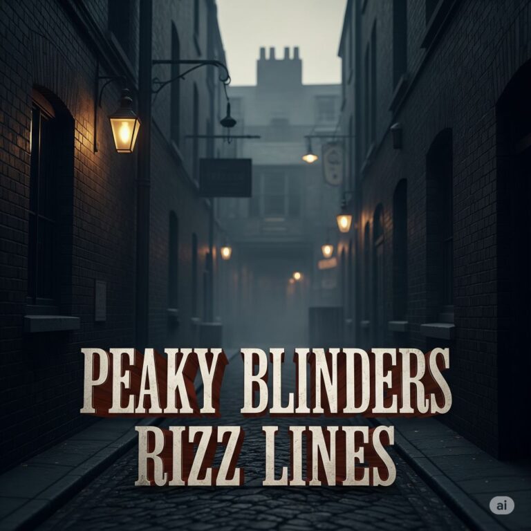 Peaky Blinders Rizz Lines