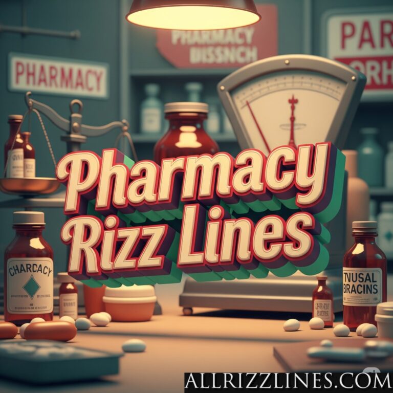 Pharmacy Rizz Lines: Your Prescription for Charm and Laughter