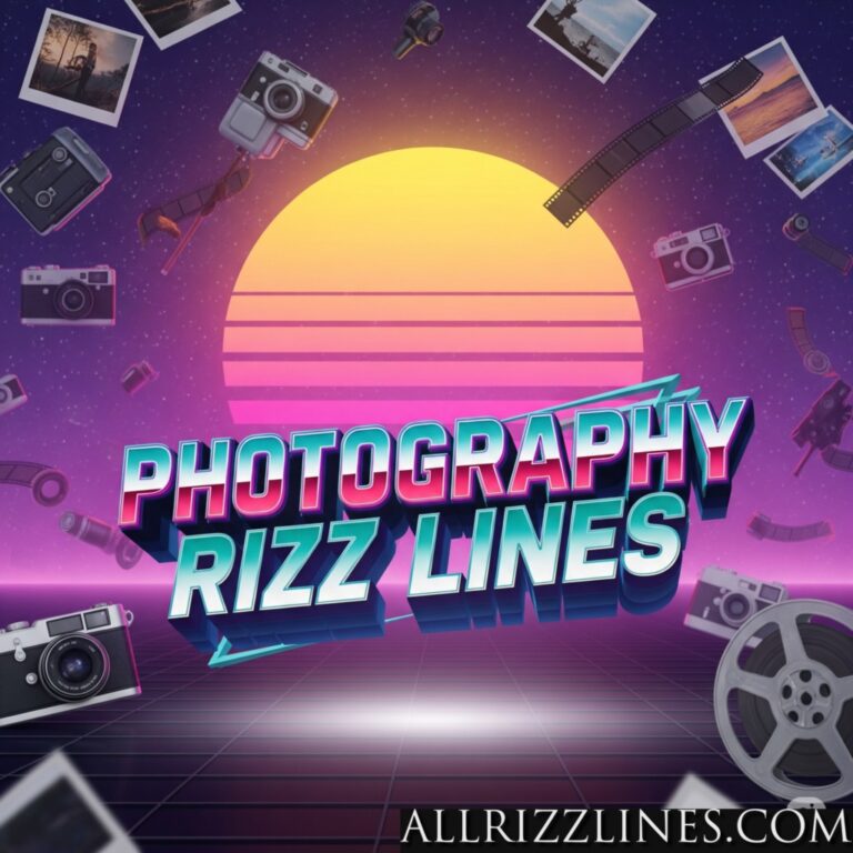 Photography Rizz Lines: Focusing On Forever!