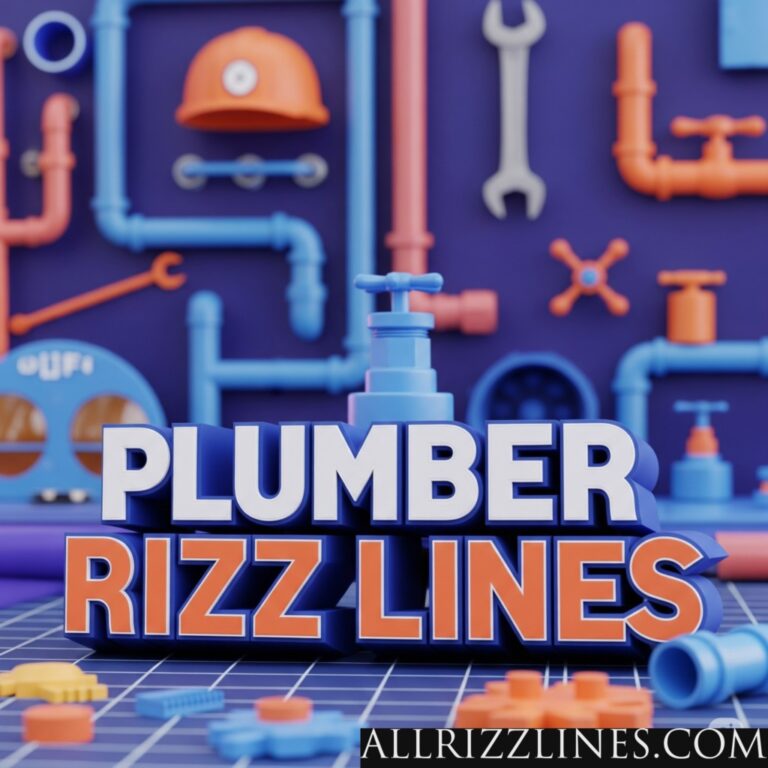 Plumber Rizz Lines: Fixing Hearts and Sealing Connections!