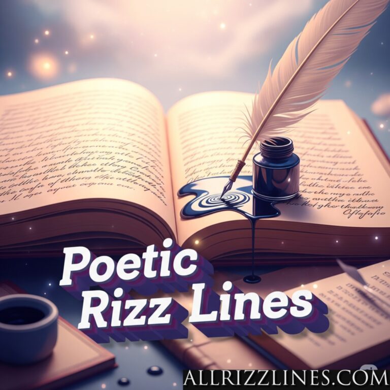Poetic Rizz Lines: Weaving Words into Enchantment