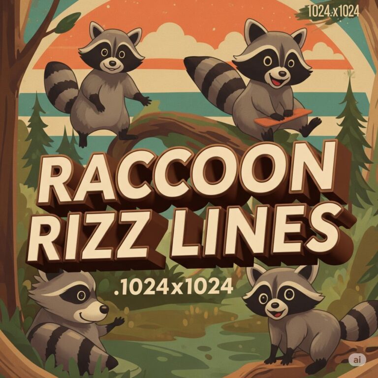 Raccoon Rizz Lines