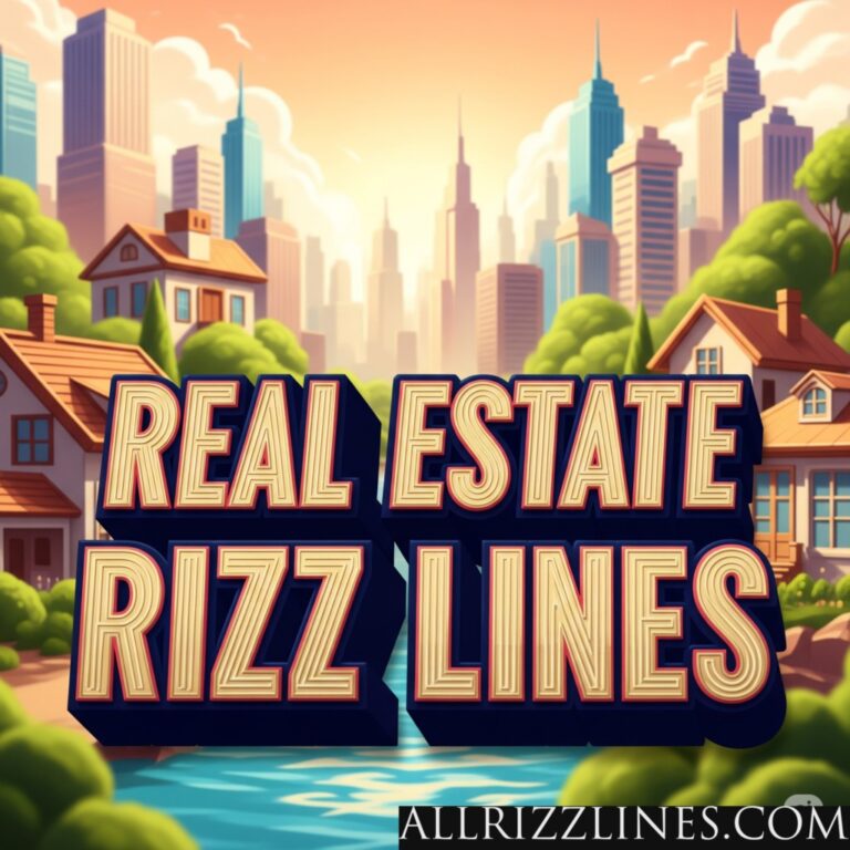 Real Estate Rizz Lines: Closing Deals and Opening Hearts!