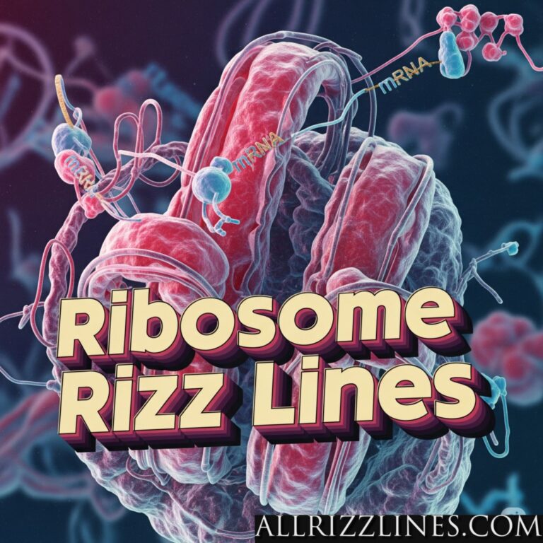 Ribosome Rizz Lines: Flirting with Science and Charm