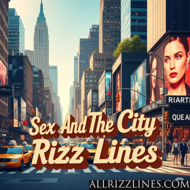 Sex and the City Rizz Lines