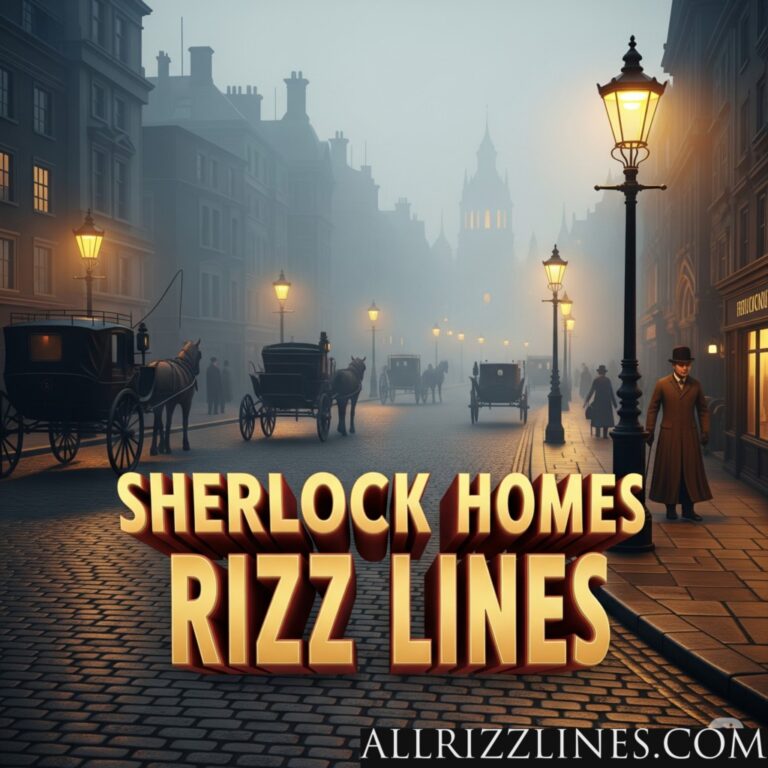 Sherlock Holmes Rizz Lines