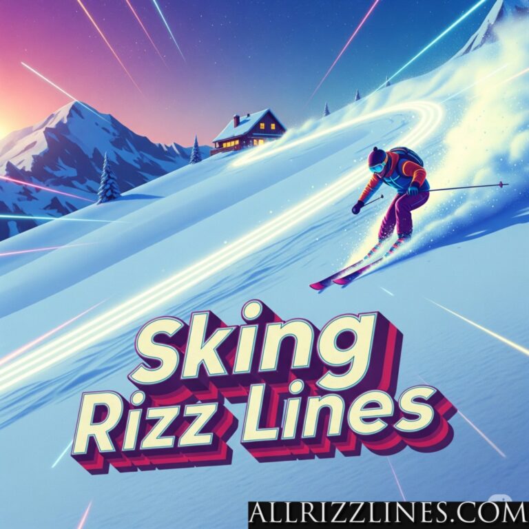 Skiing Rizz Lines: Carve Your Way into Their Heart!