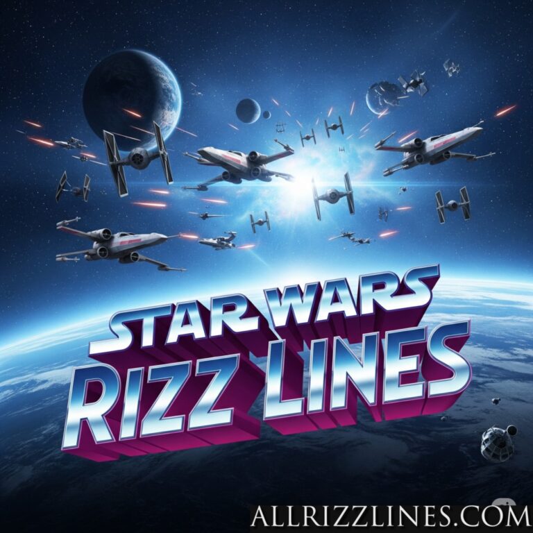 Star Wars Rizz Lines: May the Rizz Be With You!