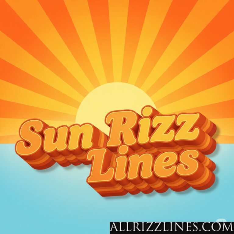 Sun Rizz Lines: Radiating Warmth and Illuminating Hearts!