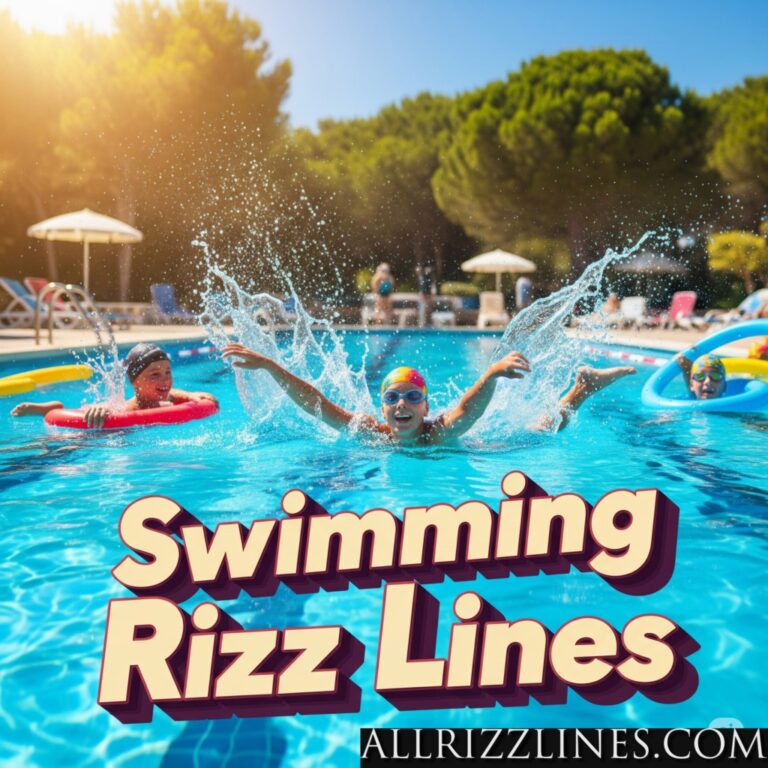 Swimming Rizz Lines: Dive Into a Splash of Romance!