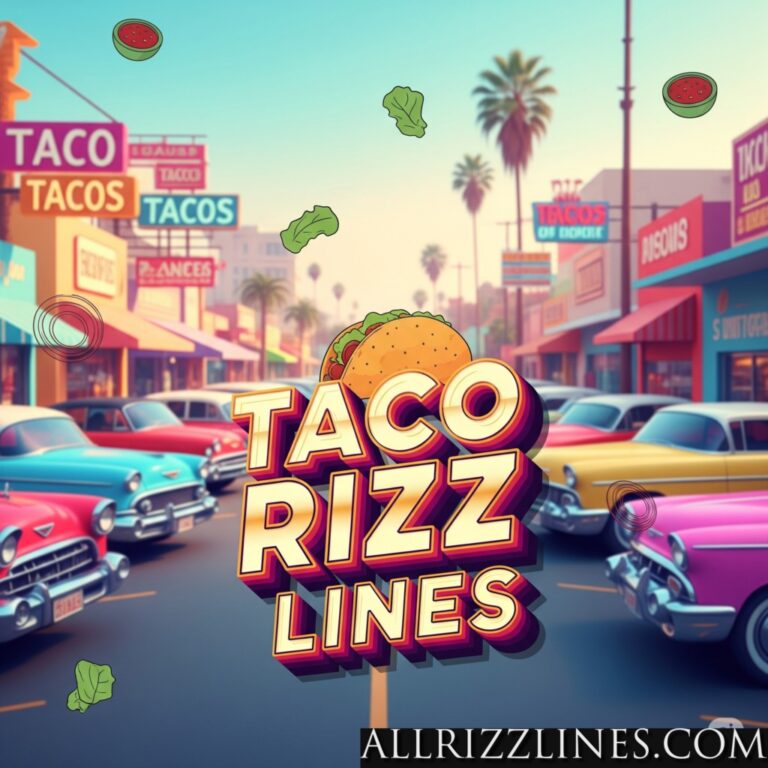 Taco Rizz Lines: Spice Up Your Charm Game