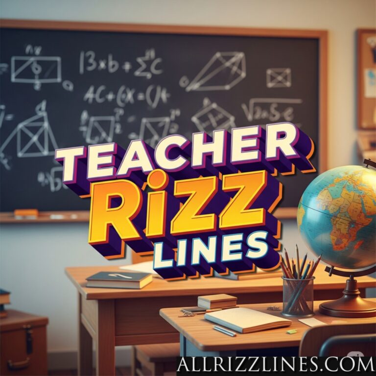 Teacher Rizz Lines: Educating Hearts and Inspiring Love!